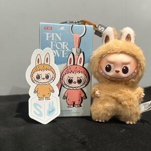 Pop Mart Pin for Love Series Labubu letter S